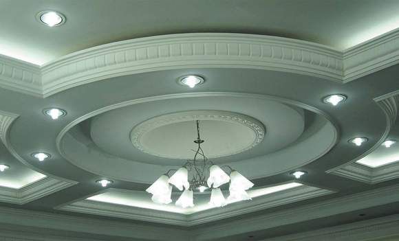 Ceiling domes made of polyurethane
