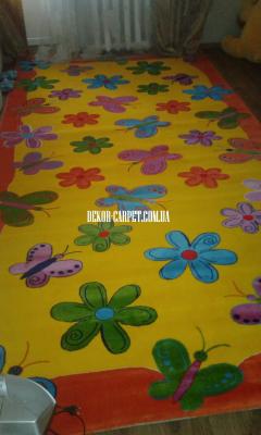 Килим Дитячий килим Baby 2057 Yellow Orange