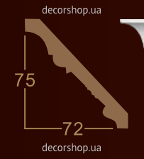 Карниз с орнаментом Classic Home 1-0750
