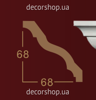 Гладкий карниз Classic Home Flex 2-0680
