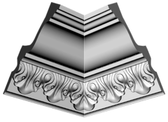 Карниз с орнаментом Glanzepol GP41