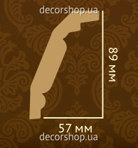 Карниз с орнаментом Classic Home HM-13089
