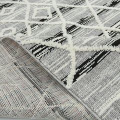 Ковер Стриженный ковер Bilbao Y585A grey antrasit