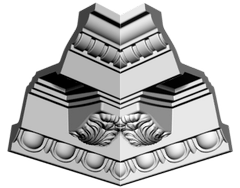 Карниз с орнаментом Glanzepol GP47