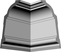 Карниз с орнаментом Glanzepol GP71