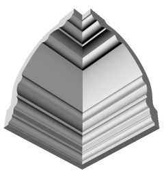 Карниз с орнаментом Glanzepol GP75