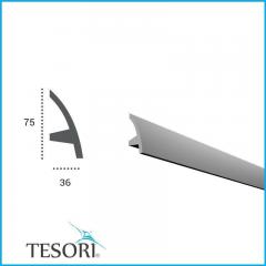 Карниз под подсветку Tesori KF 502 (2.00м) Flexi
