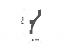 Карниз под подсветку Tesori KF 719 (2.00м)