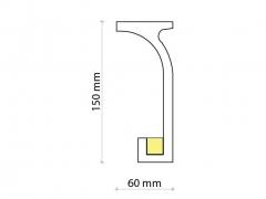 Карниз под подсветку Tesori KF 803 (2.00м)