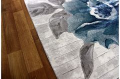 Ковер Стриженный ковер Low Canyon 121xa lgrey grey