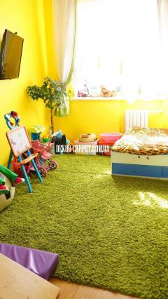 Килим Ворсистий килим Lux Shaggy 1000 green