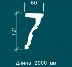 Молдинг гибкий Европласт 1.51.513