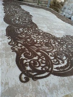 Акриловый ковер Nisantasi s032 dbeige brown