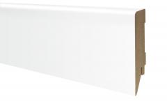 Плінтус МДФ білий silk matt 80х16 мм, шт