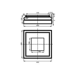 Фасадная колонна Prestige Decor Основание колонны LC114-3