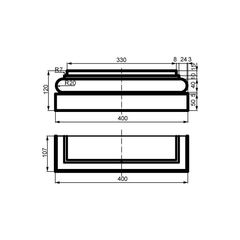 Фасадный подоконник Prestige Decor Основание пилястры PC105