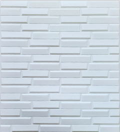 Самоклеюча 3D панель Sticker wall під цеглу 4д білий Id 31 SW-00000167