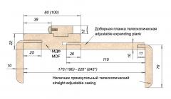 Двери Omis T01 ПО NL дуб Ориндж
