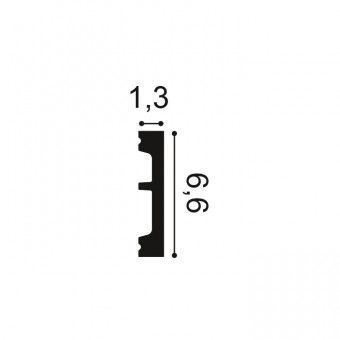 Плинтус из полиуретана DX157