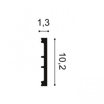 Плинтус из полиуретана DX163 Flex