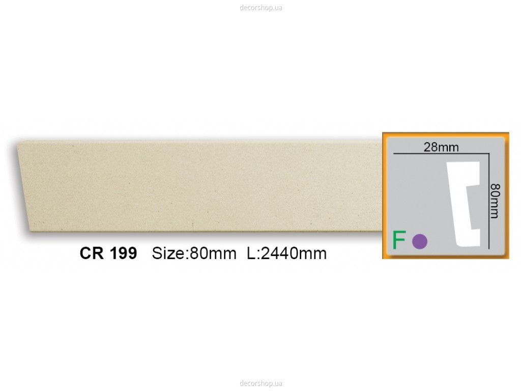 Молдинг CR 199 (2.44м) Flexi