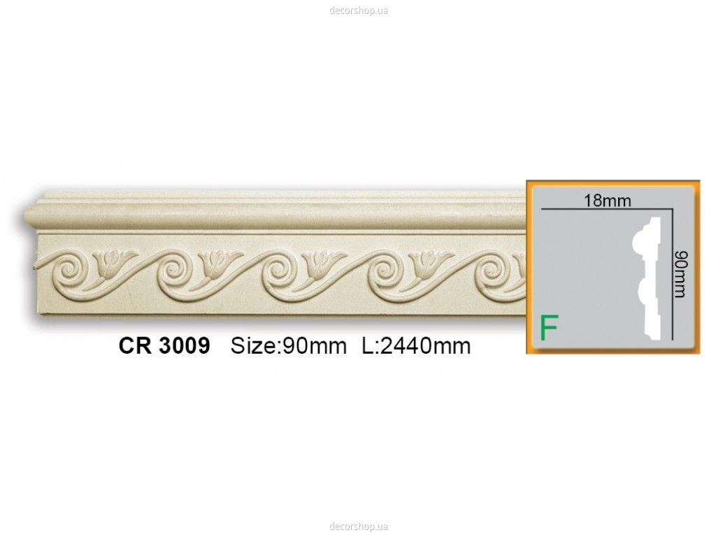 Молдинг CR 3009 (2.44м) Flexi