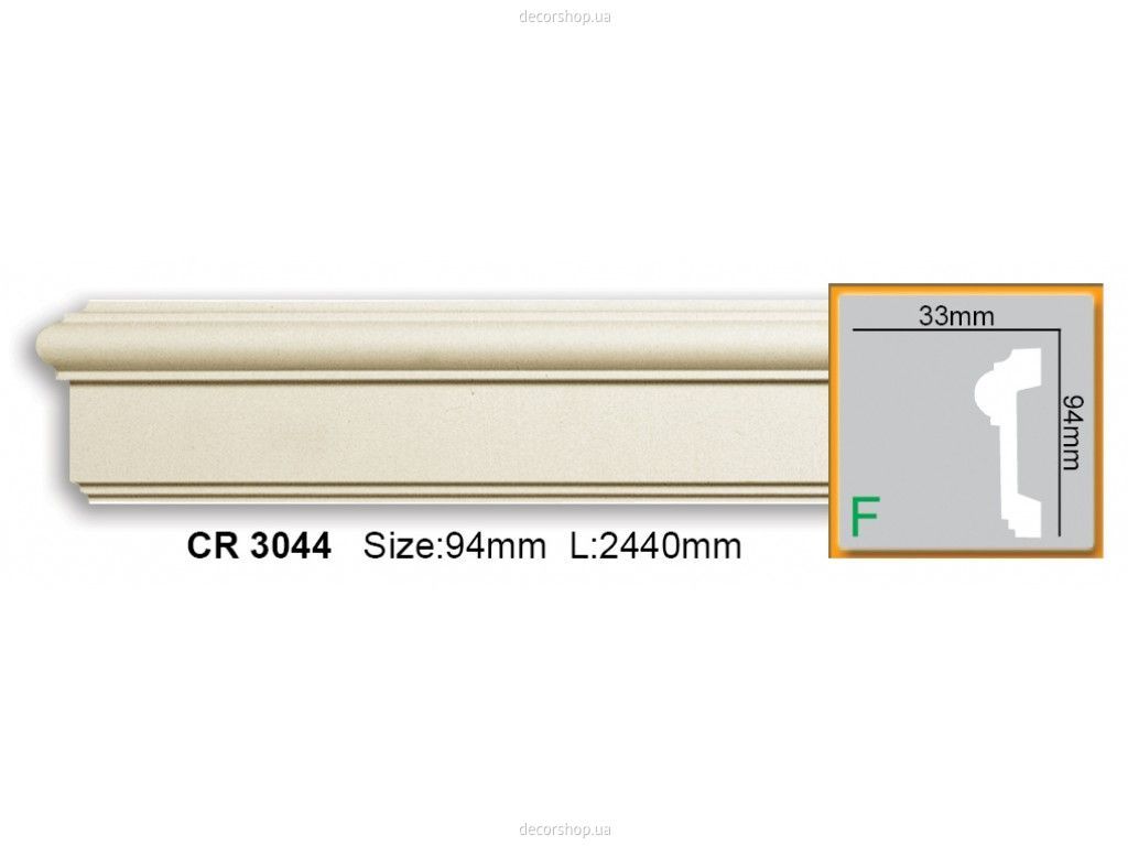 Молдинг CR 3044 (2.44м) Flexi