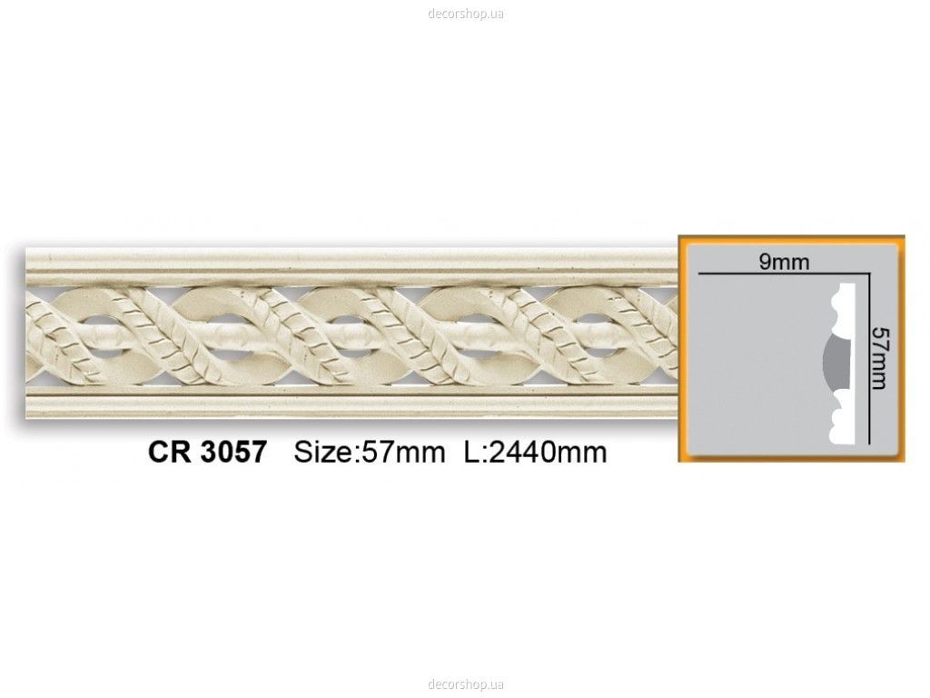 Молдинг CR 3057 (2.44м) Flexi
