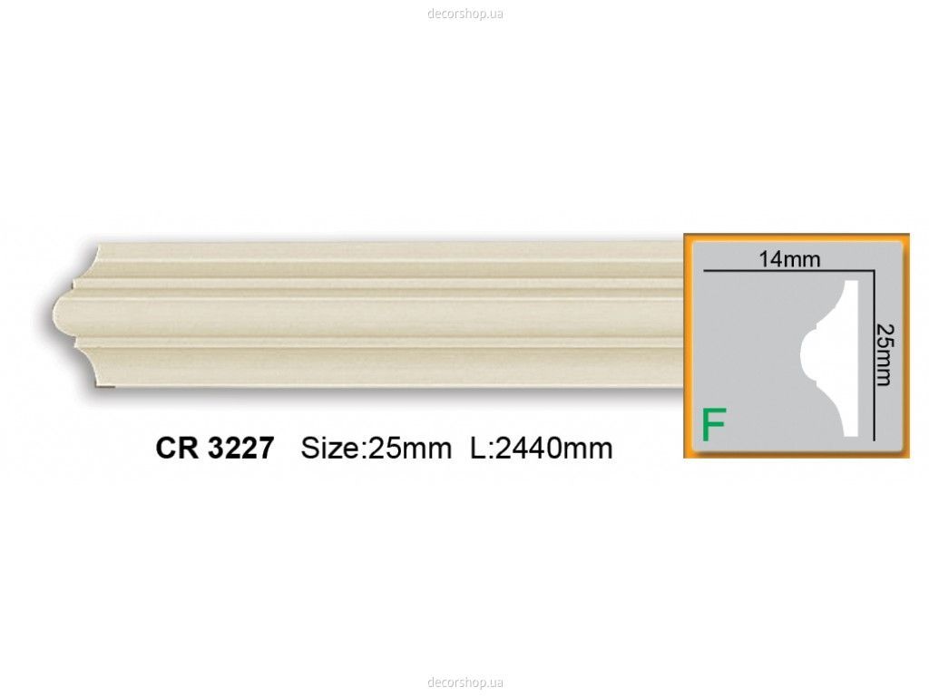Молдинг CR 3227 (2.44м) Flexi