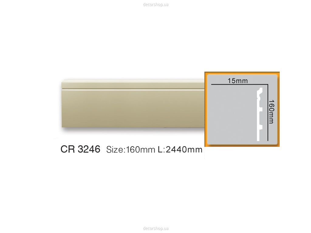 Молдинг CR 3246 (2.44м) Flexi