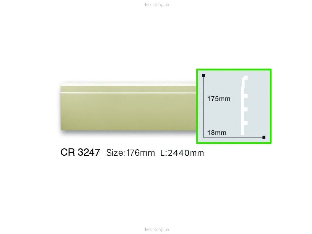 Молдинг CR 3247 (2.44м) Flexi