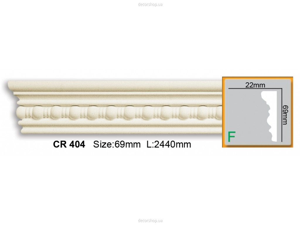 Молдинг CR 404 (2.44м) Flexi