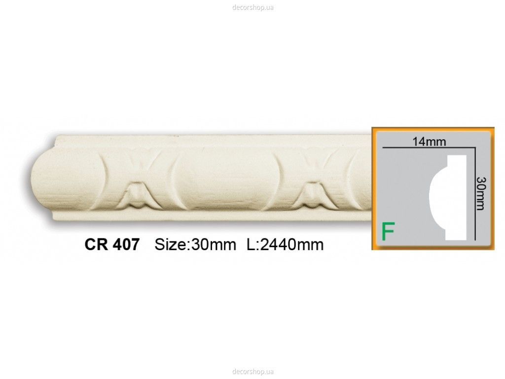 Молдинг CR 407 (2.44м) Flexi