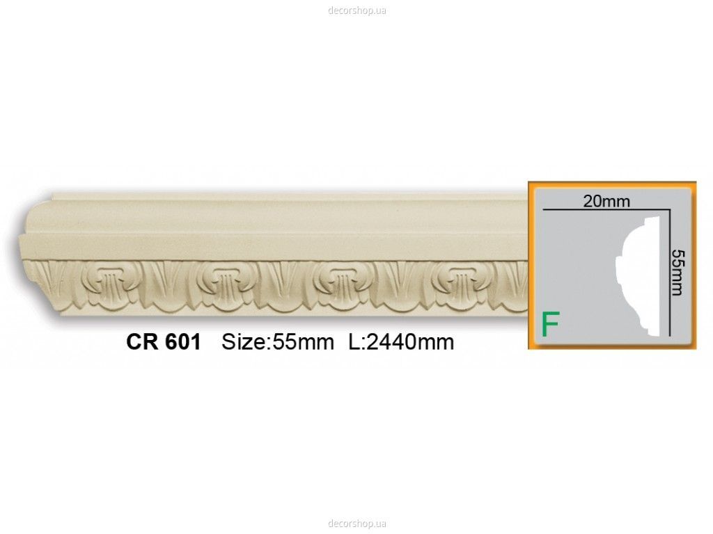 Молдинг CR 601 (2.44м)