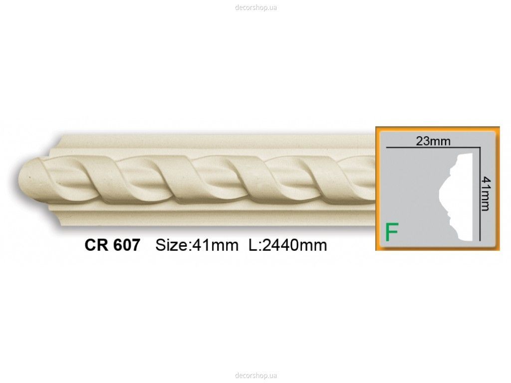 Молдинг CR 607 (2.44м) Flexi