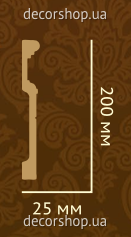 Плинтус из полиуретана Classic Home HM-73200