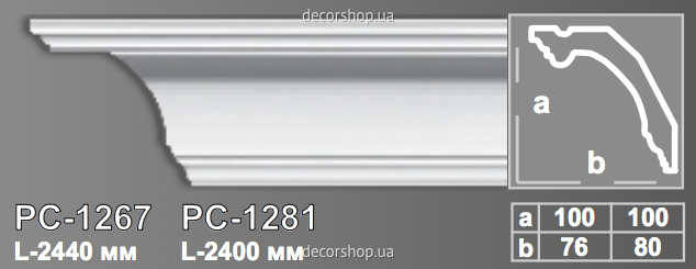 Карниз PC-1281