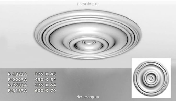 Потолочная розетка Perimeter R-01822A