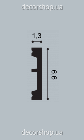 Плинтус из полиуретана SX157F