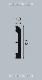 Плинтус из полиуретана SX183F