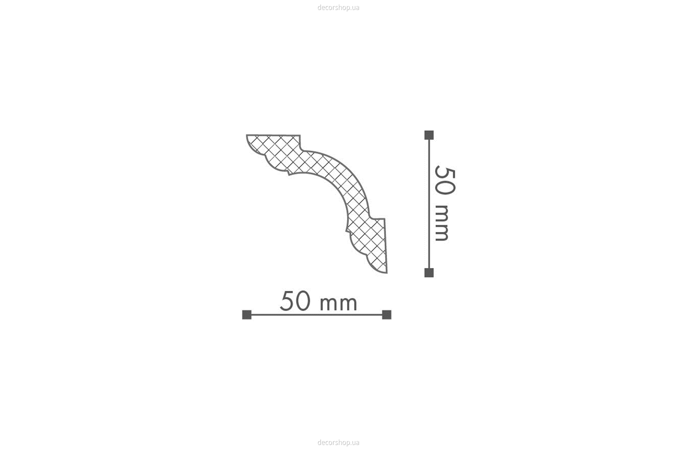 Гладкий карниз WT 5 NMC