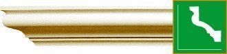 Гладкий карниз P134 Flexi