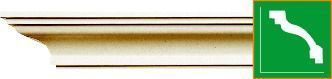 Гладкий карниз P208 Flexi
