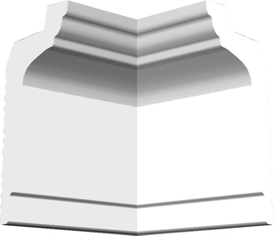 Гладкий карниз Glanzepol GPX-4