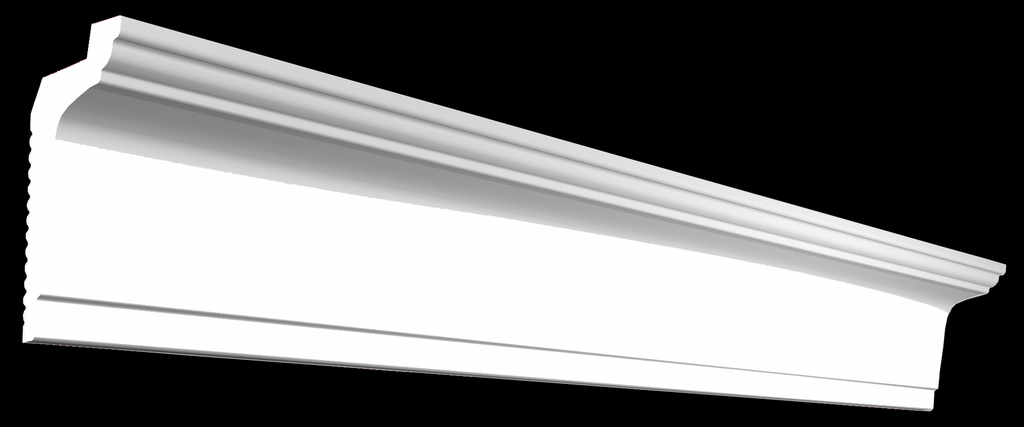 Гладкий карниз Glanzepol GPX-4
