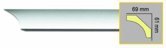 Гладкий карниз K267 Flexi
