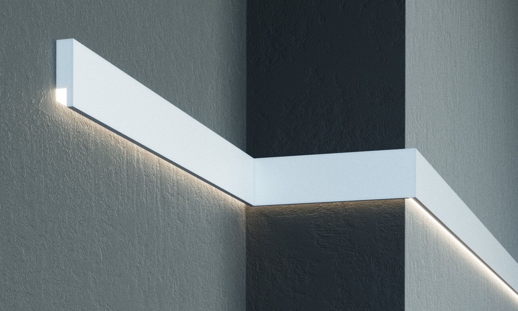 Молдинг MC 303LED (2.00м) Prestige Decor
