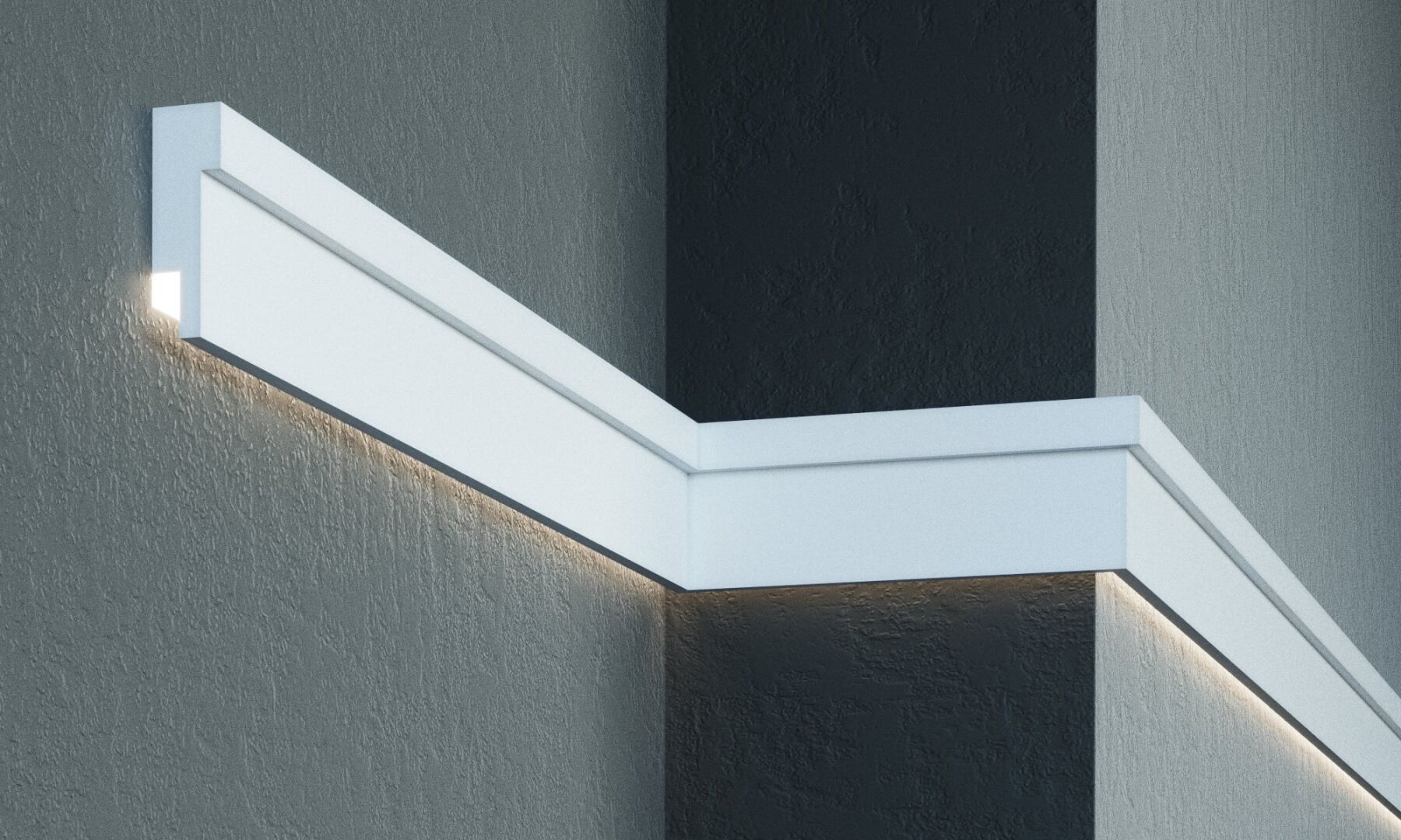 Молдинг MC 305LED (2.00м) Prestige Decor
