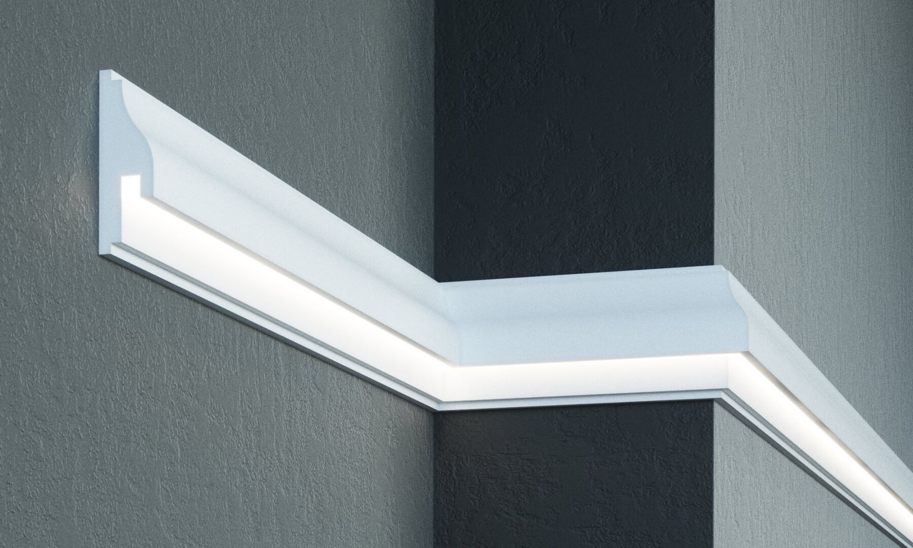 Молдинг MC 306LED (2.00м) Prestige Decor