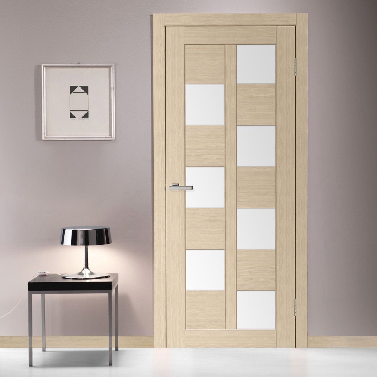 Межкомнатная дверь Двери Omis Cortex Deco 05 дуб latte